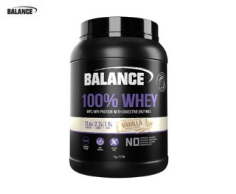 Balance 100%纯乳清蛋白粉 香草味 1公斤